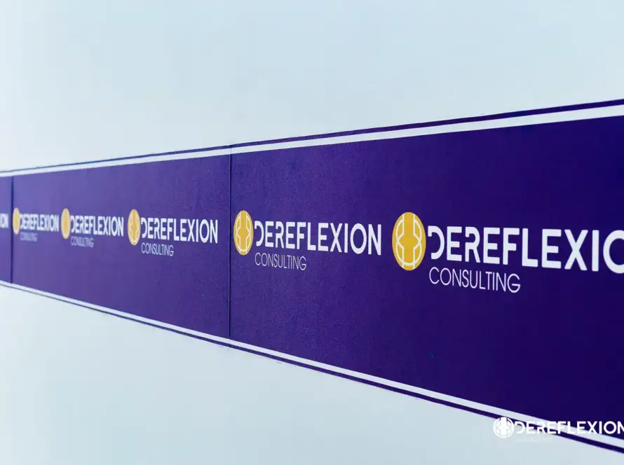 Dereflexion Consulting branding in the office